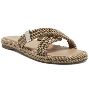 INC Maylee satin cord rope sandals